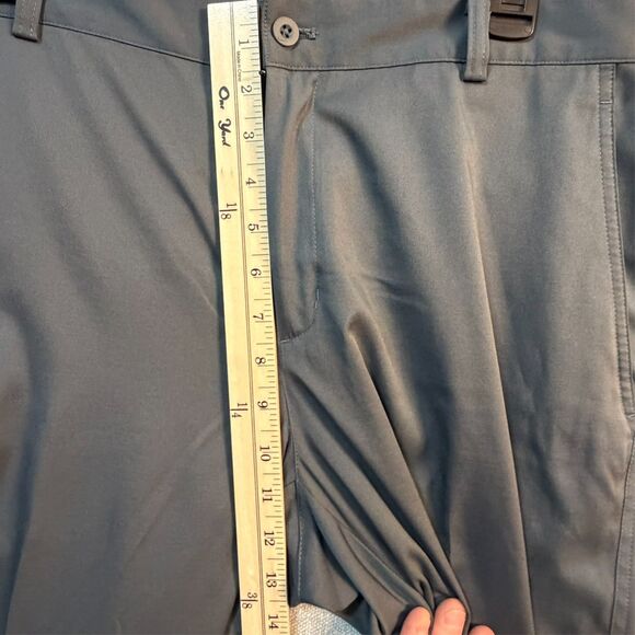 Nike Mens Golf Pants 34X32 Gray Pattern Tour Performance Dri Fit Active Stretch - Picture 4 of 6